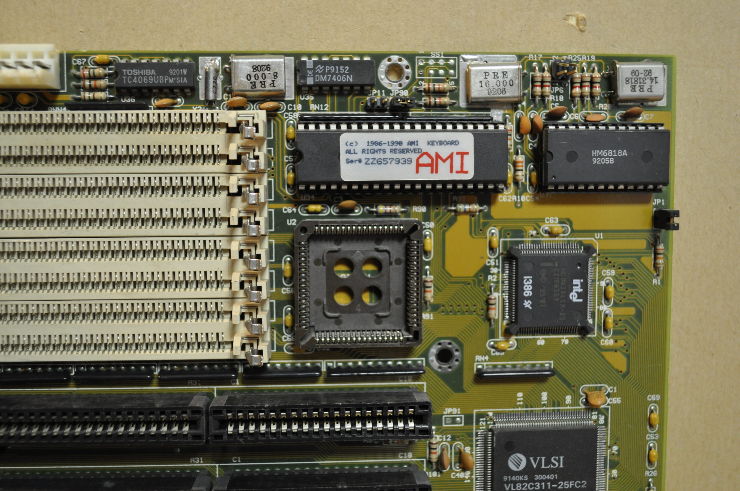 vlsi-386-motherboard-8-x-72-pin-simm-s-7-x-isa-slots-i386-sx-nc-80386sx