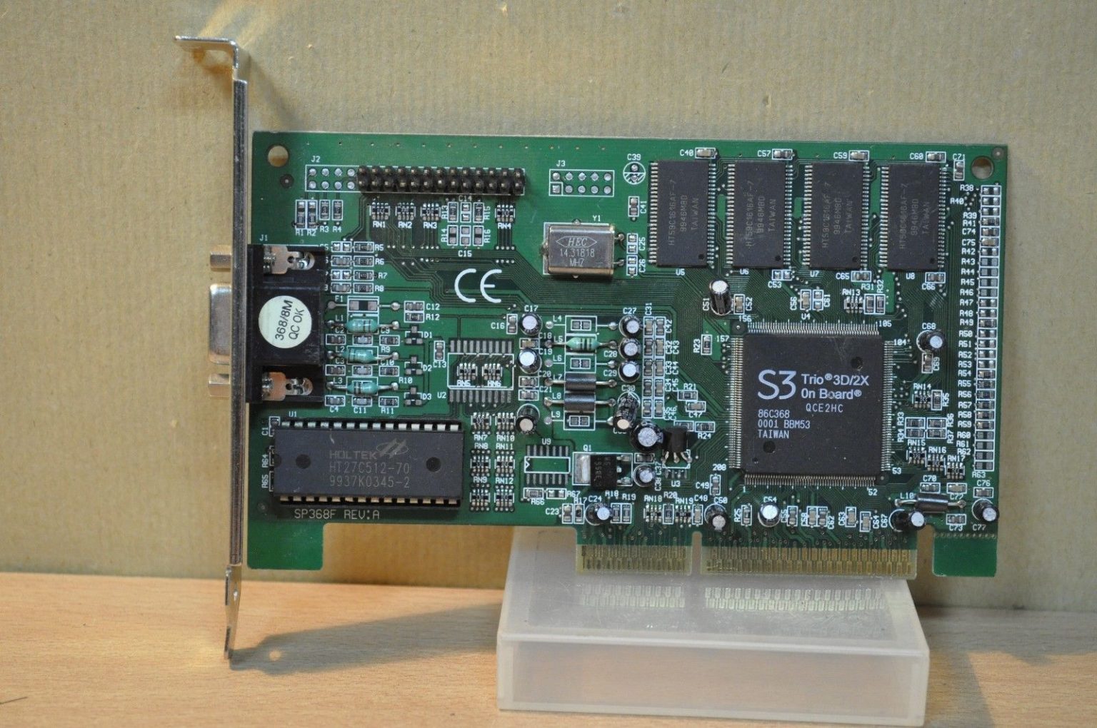 S3 Trio 3D/2X AGP 8MB Graphics Card SP368F Rev:A VGA Port AGP Video